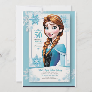 frozen birthday invitation