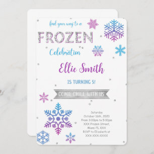 Frozen Birthday Invitation