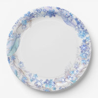 Frozen Birthday Theme Paper Plate