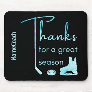 Frozen blue - Thanks Season hockey coach Mouse Mat