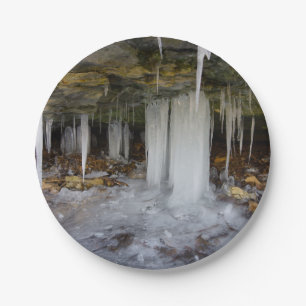 Frozen Cave Paper Plate