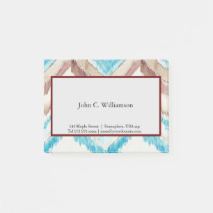 Frozen Chevron post-it Notes