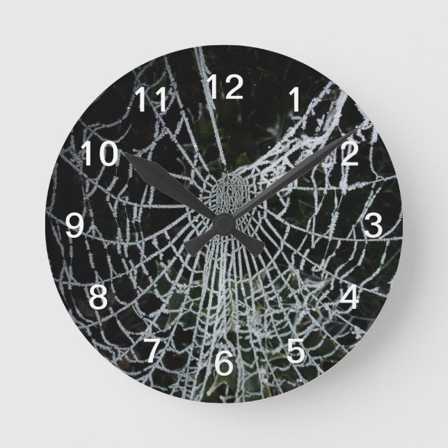 Frozen Cobweb Clock (Front)