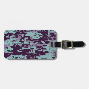 Frozen Digital Camo Pattern Luggage Tag
