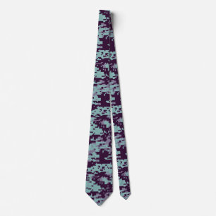 Frozen Digital Camo Pattern Tie