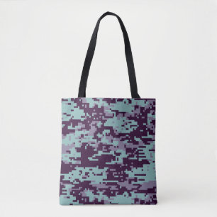 Frozen Digital Camo Pattern Tote Bag