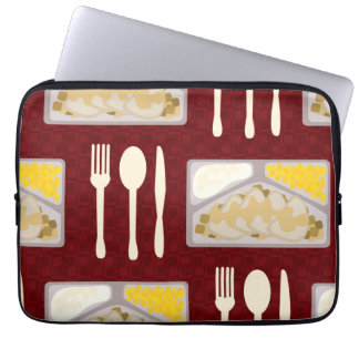 Frozen Dinners Pattern Laptop Case