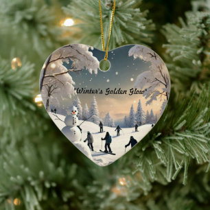 "Frozen Dreams Awaken" Ceramic Tree Decoration