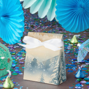 Frozen Dreams Snowy Landscape Favour Box
