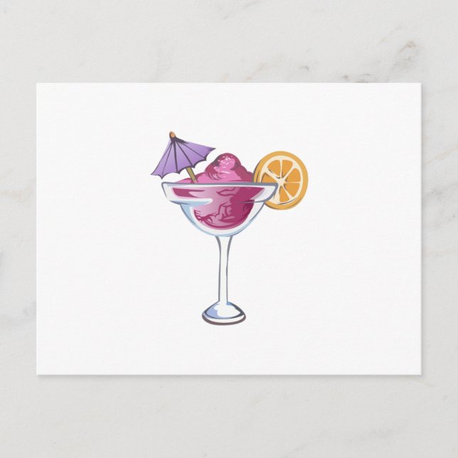 FROZEN DRINK POSTCARD (Front)