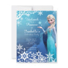 Frozen Elsa Birthday Party Invitation