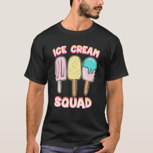 Frozen Food Gelato Cone Fan Funny Summer Ice Cream T-Shirt