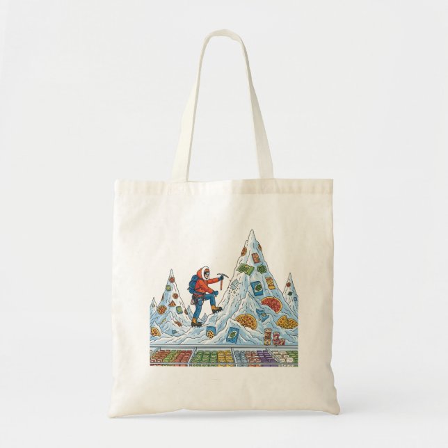 Frozen Food Supermarket Climber Minimalist  Tote Bag (Front)