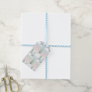 Frozen Forest Elegance Winter Tree Designs Gift Tags