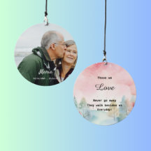 Frozen forest Memorial photo gift