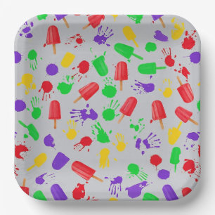 Frozen Friends Party Plate