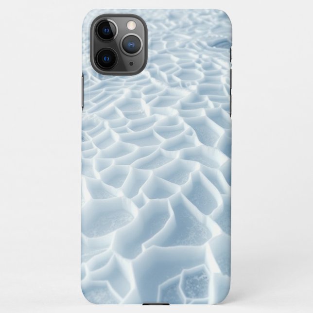 Frozen Geometry: The Crystallised Landscape iPhone Case (Back)