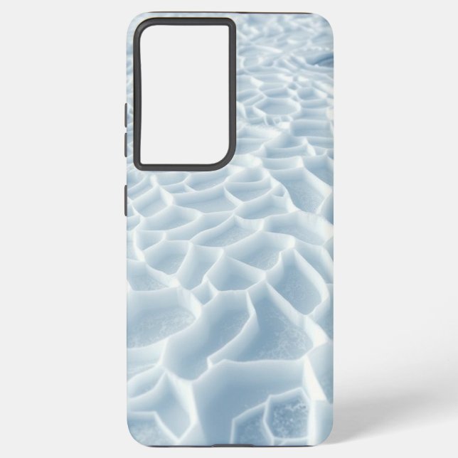 Frozen Geometry: The Crystallised Landscape Samsung Galaxy S21+ Case (Back)