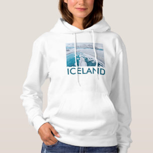 Frozen glacier ice, Iceland Hoodie
