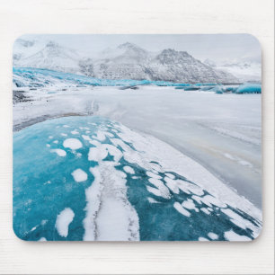 Frozen glacier ice, Iceland Mouse Mat