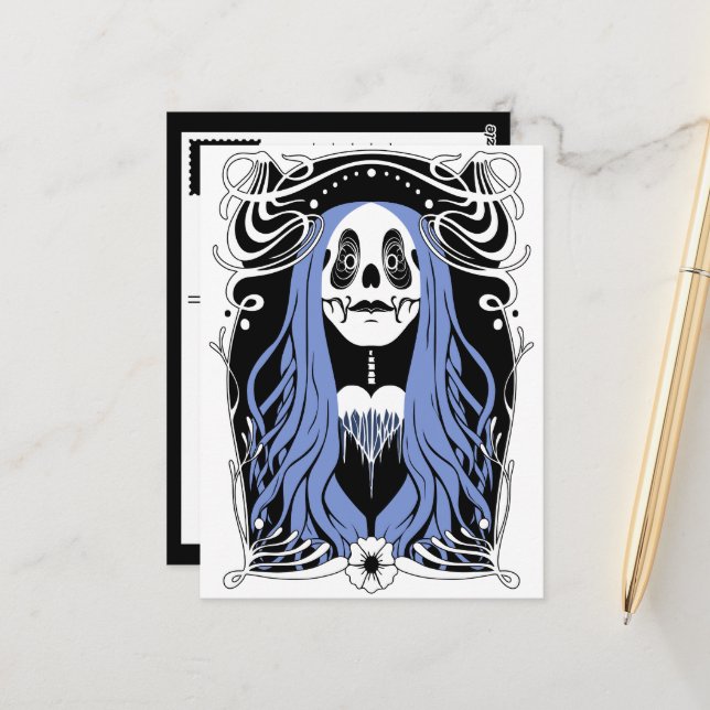 frozen heart postcard (Front/Back In Situ)