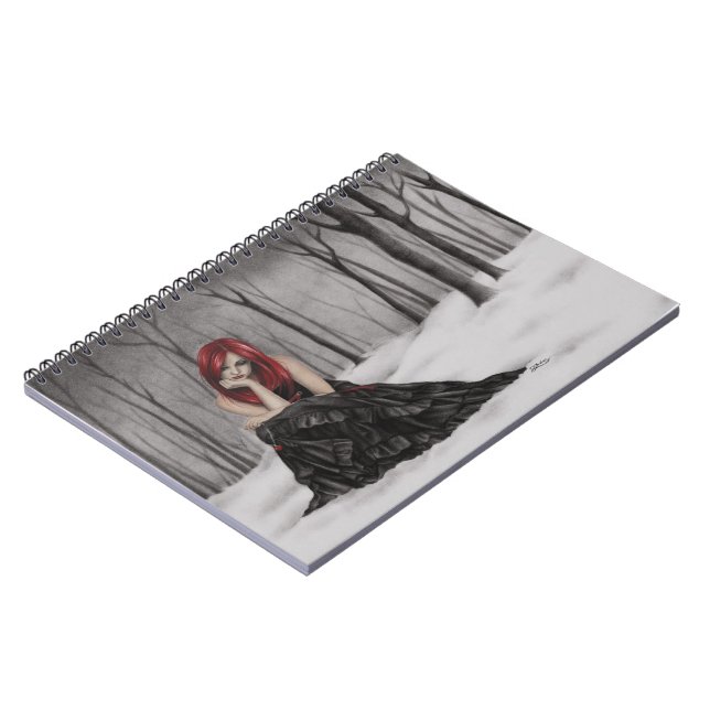 Frozen Hearts Notebook (Left Side)