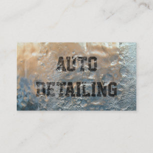 Frozen Ice Auto Detailing Business Card
