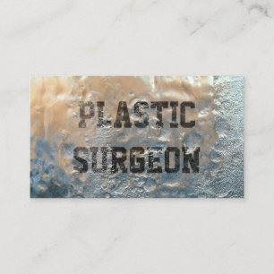 Frozen Ice Plastic Surgeon Business Card