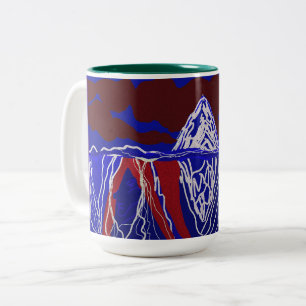 Frozen in Sequence Two-Tone Coffee Mug