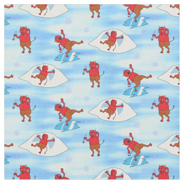 Frozen Over Fabric (Close Up)