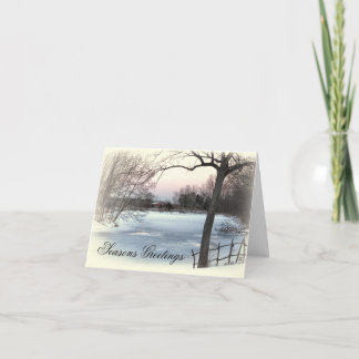 Frozen Pond Holiday Card