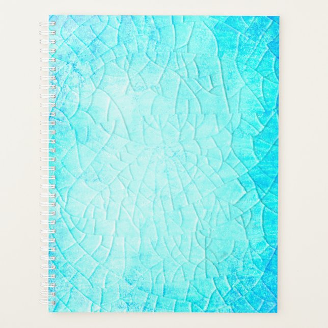Frozen Pond Turquoise  Planner (Front)