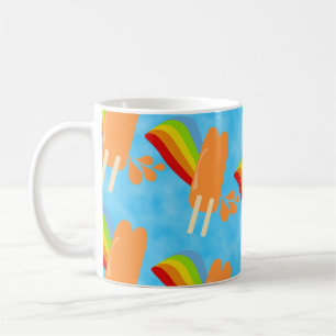 Frozen Pops and Rainbows Cartoon Illustration Mug