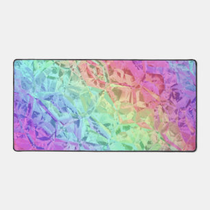 frozen rainbow crystal : desk mat