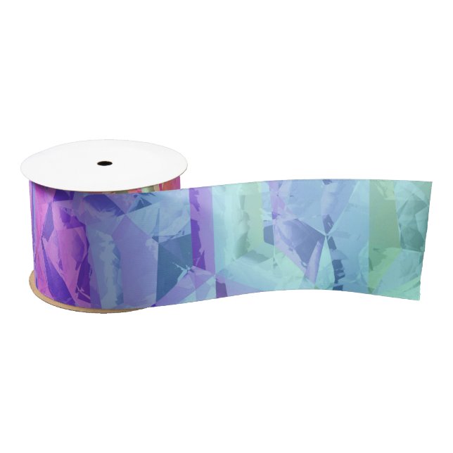frozen rainbow crystal : satin ribbon (Spool)