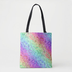frozen rainbow crystal : tote bag