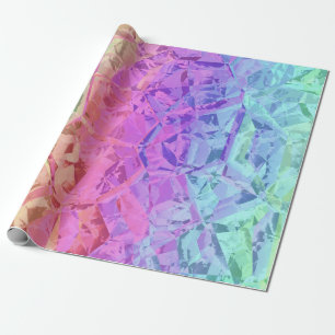 frozen rainbow crystal : wrapping paper