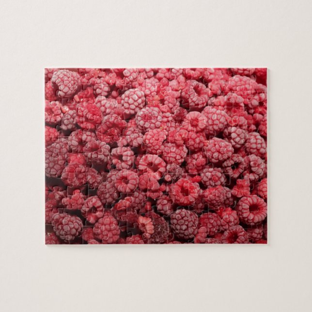 Frozen Raspberries Jigsaw Puzzle (Horizontal)
