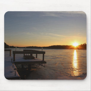 Frozen Reflection Mouse Mat