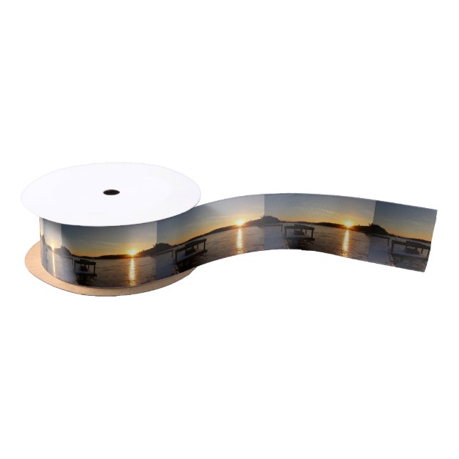 Frozen Reflection Satin Ribbon (Spool)