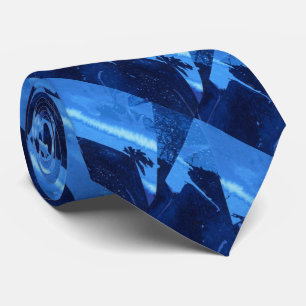 "Frozen Ridge #2" Abstract Design Tie