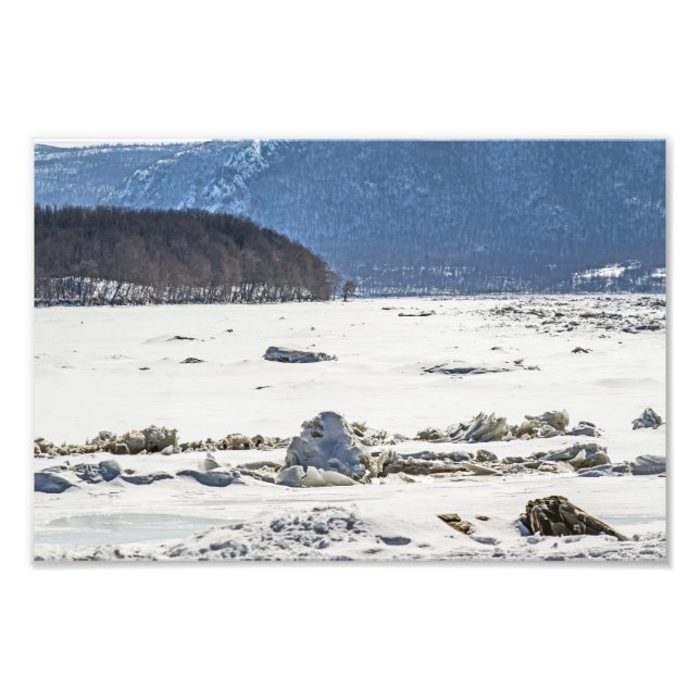 Frozen River Photo Print (Front)
