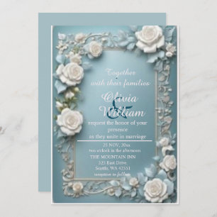Frozen Romance Invitation