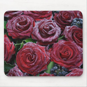 Frozen Roses Mouse Mat