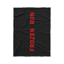 Frozen Run Fleece Blanket