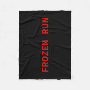 Frozen Run Fleece Blanket