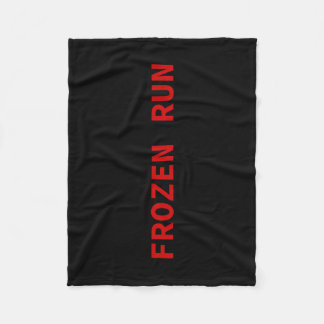 Frozen Run Fleece Blanket