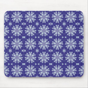 Frozen Snow Flakes Mouse Mat