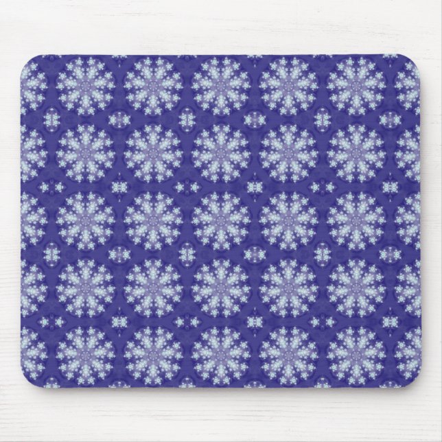 Frozen Snow Flakes Mouse Mat (Front)