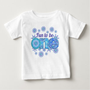 Frozen Snow Fun to be One Baby T-Shirt